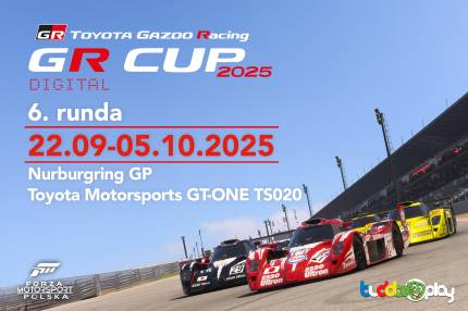 Informacje i zapisy do 6. rundy TOYOTA GR CUP DIGITAL – 22.09-05.10.2025 - Nurburgring GP - Toyota Motorsports GT-ONE TS020